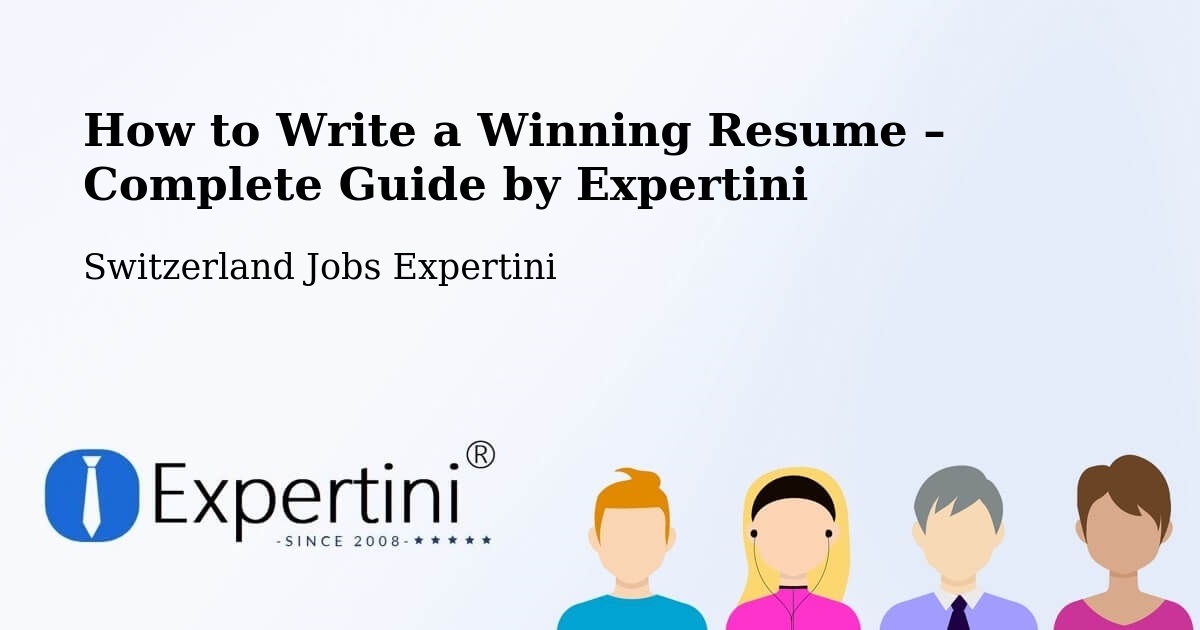 Resume Writing Guide for Job Seekers – Seon - Seon, Switzerland Jobs Expertini